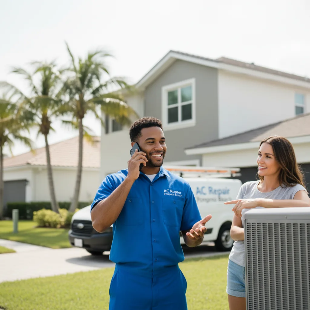 AC Repair Pompano Beach customer support in Lorton